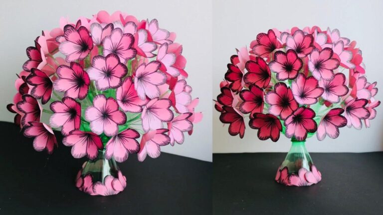 Questo semplice gesto trasforma bottiglie di plastica in vasi da fiori… scopri come!