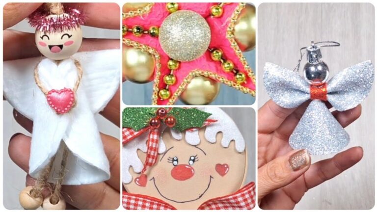 Alcuni artigiani utilizzano un metodo semplice per trasformare il Natale con decorazioni uniche…