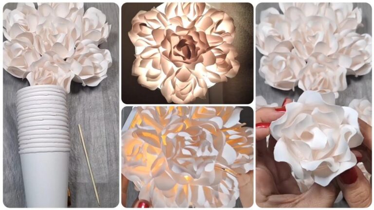 Questo semplice gesto trasforma una tazza di carta in un’opera d’arte…