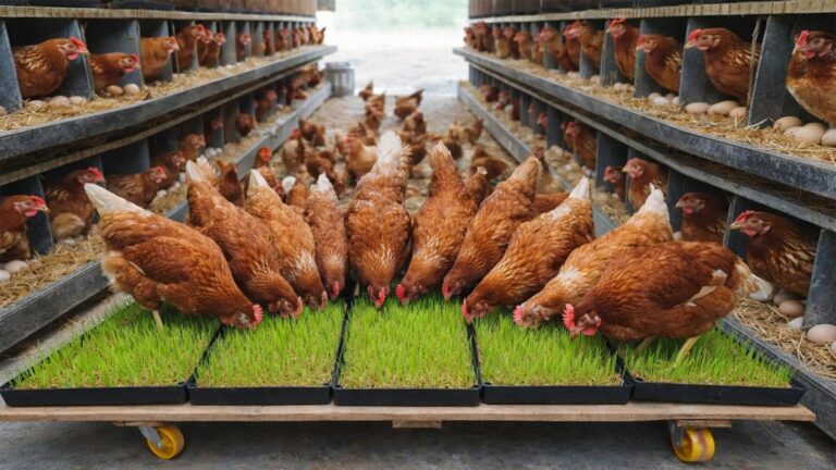 Questo semplice gesto trasforma il riso in cibo ricco per galline che depongono più uova…