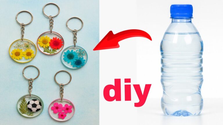 5 Idee per Creare Portachiavi Trasparenti con Bottiglie Di Plastica Fai Da Te