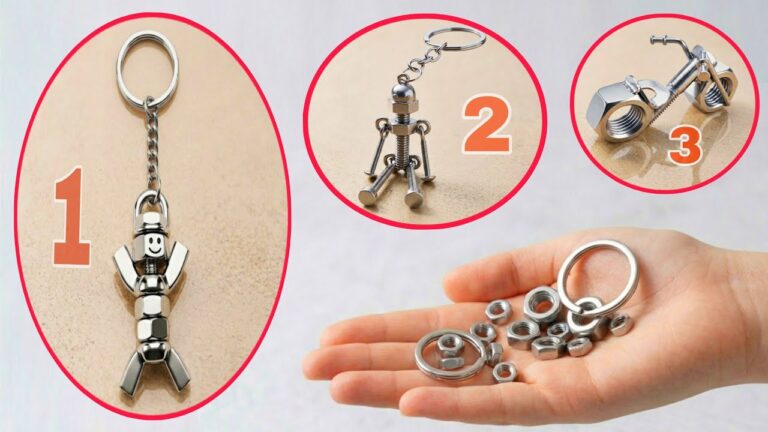 Trasforma 5 bulloni in un’opera d’arte incredibile con questi semplici DIY!