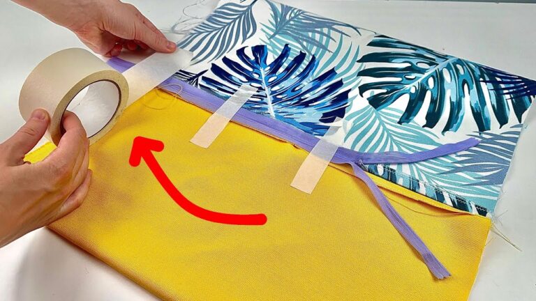 Crea federe in 5 minuti con 1 cerniera e scopri il trucco fai da te!