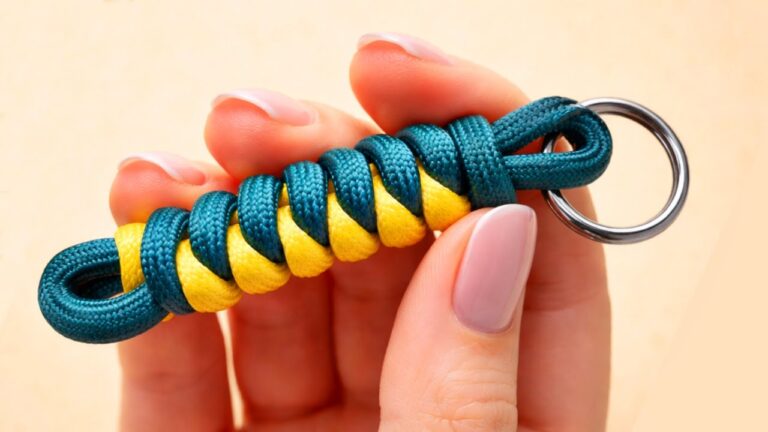 Crea il tuo porta chiavi elegante con 5 nodi facili da realizzare in pochi minuti!