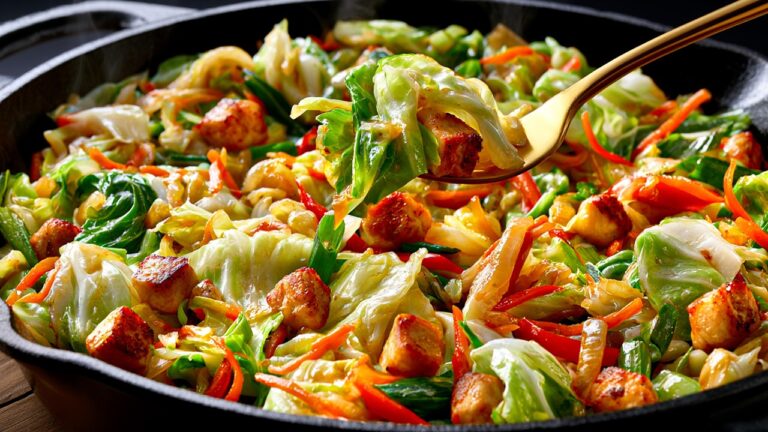 7 motivi per provare questa cena in un’unica padella: pollo e cavolo deliziosi!