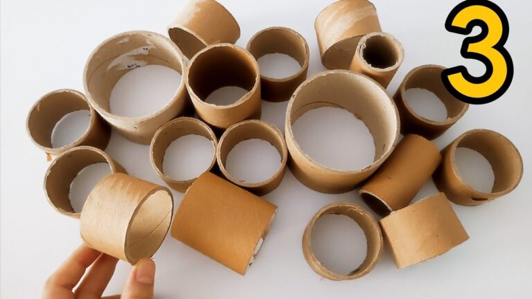 3 idee sorprendenti per riciclare i rotoli di carta e decorare la tua casa!