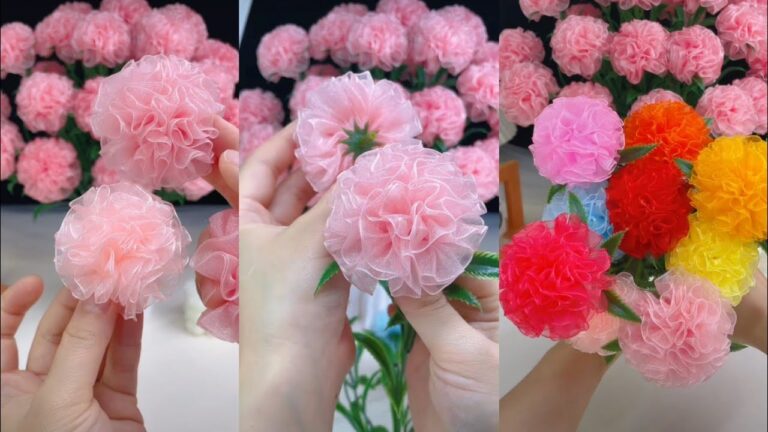 Crea 5 fiori di stoffa con questo semplice tutorial passo dopo passo!