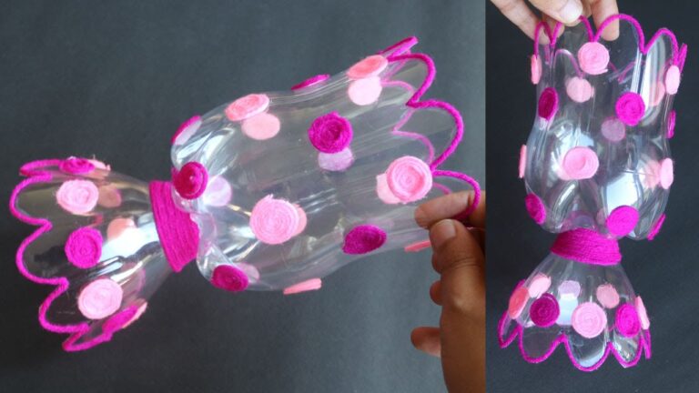 5 idee creative per trasformare bottiglie di plastica in vasi decorativi!