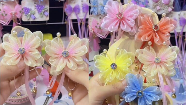 5 semplici passi per creare fiocchi di fiori per bambine con il tutorial perfetto