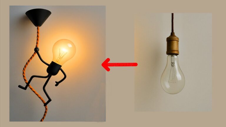 Trasforma 1 lampadina in un’opera d’arte con strumenti semplici e creatività!