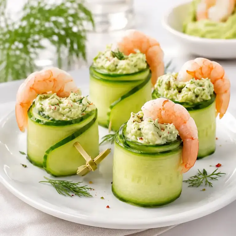 Roulade di gamberi, cetriolo e crema di avocado: ecco la ricetta!