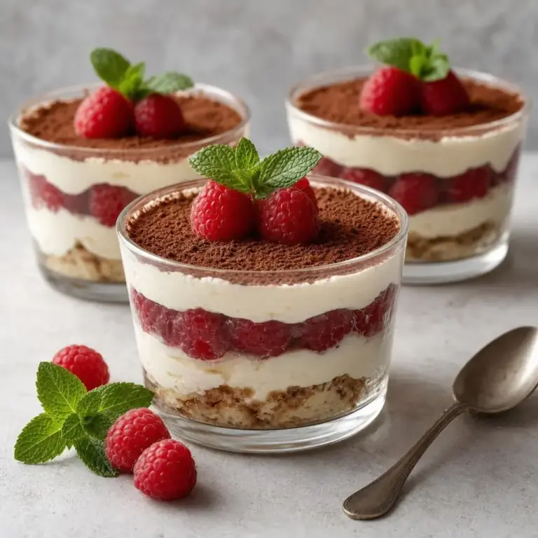 Tiramisu in verrine con lamponi, mascarpone e biscotti: il segreto del dolce perfetto